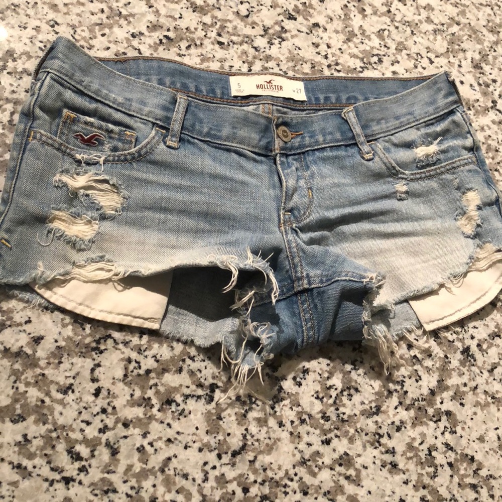Hollister Distressed Jean Shorts